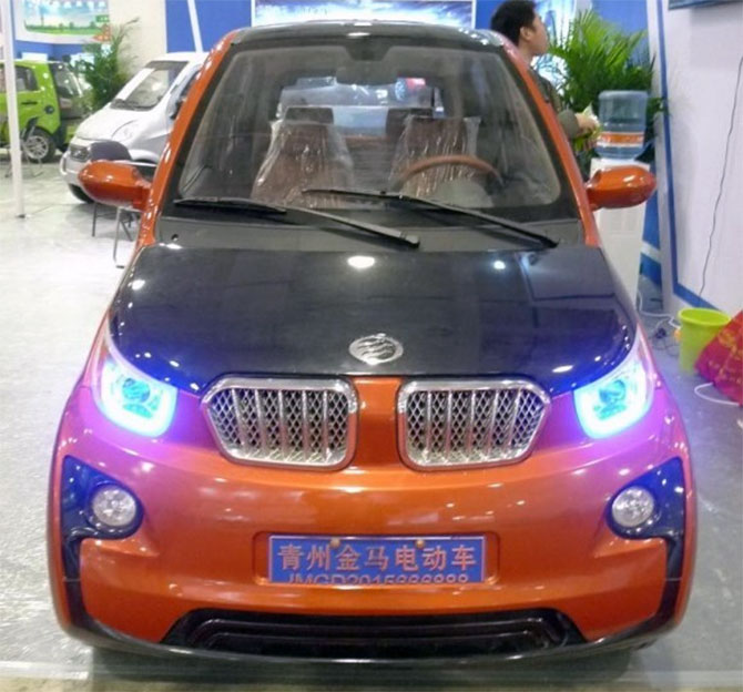 Here comes BMW i3's Chinese copy - Rediff.com