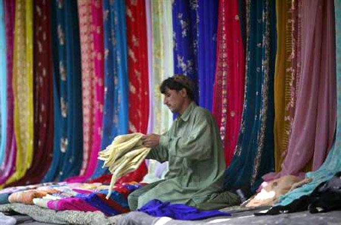 A roadside merchant