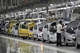 A car manufacturing unit.