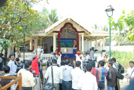 Dhirubhai Ambani Memorial in Chorwad, Gujarat.