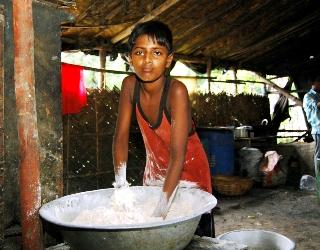 A child labourer