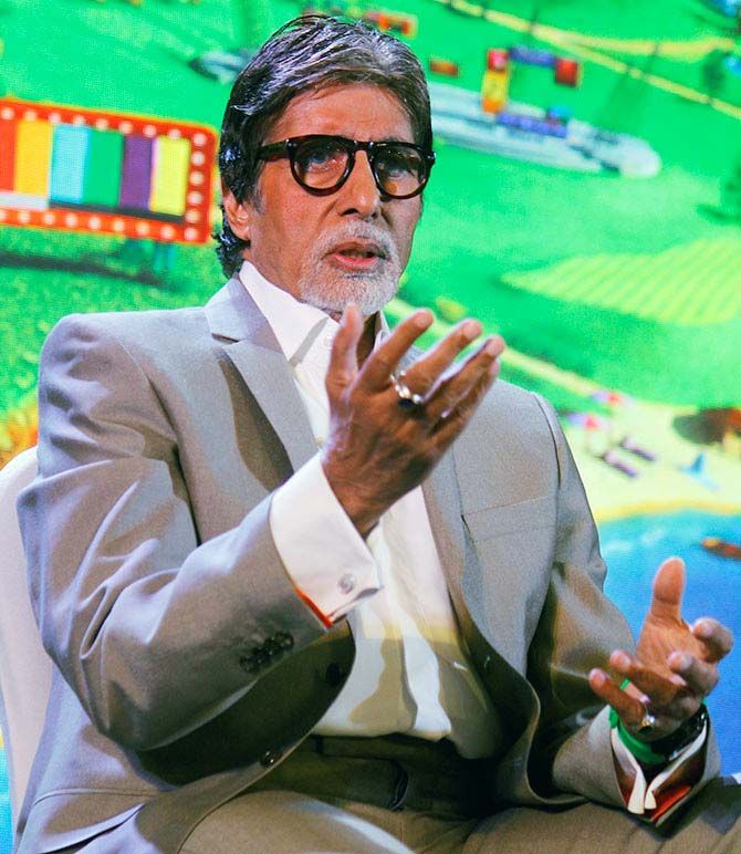 Amitabh Bachchan. Photograph: Hitesh Harisinghani/Rediff.com