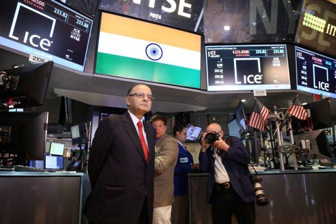 Arun Jaitley at NYSE