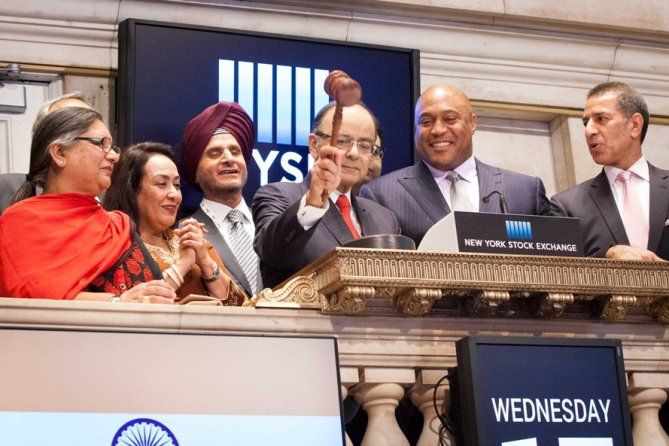 Arun Jaitley at NYSE