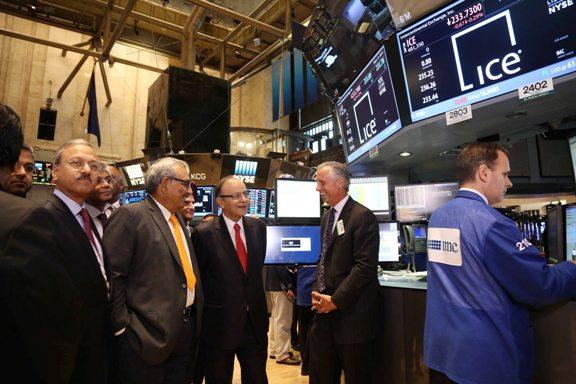 Arun Jaitley at NYSE