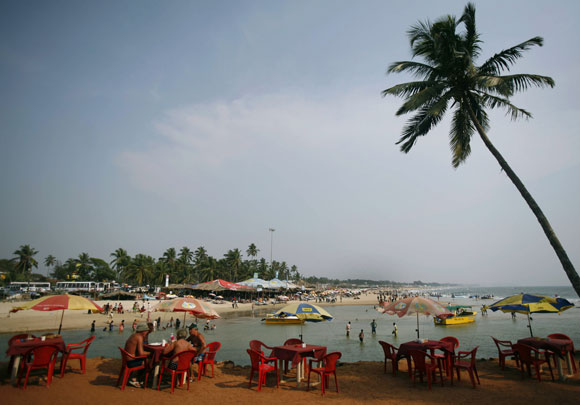 Baga beach of Goa