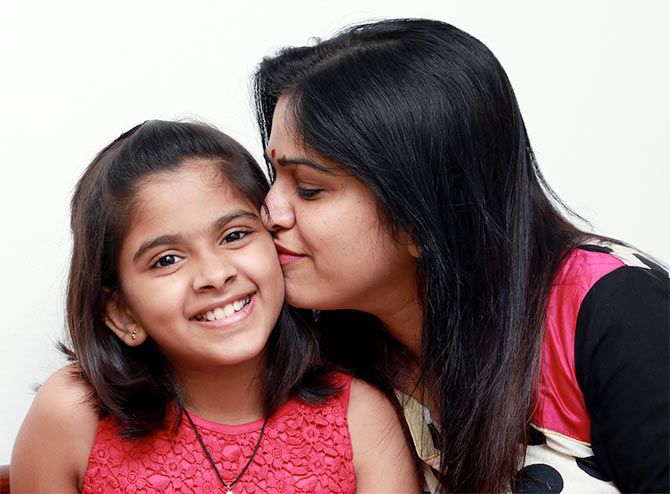 Uthara with her mother Priya Unnikrishnan