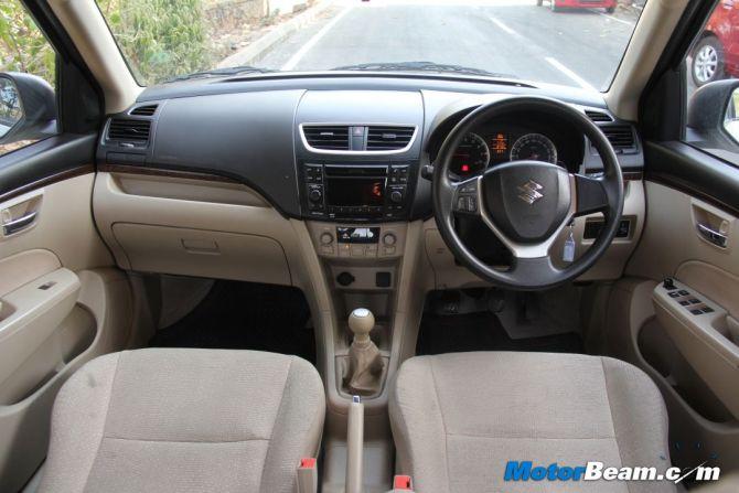 Maruti Suzuki Swift interior.