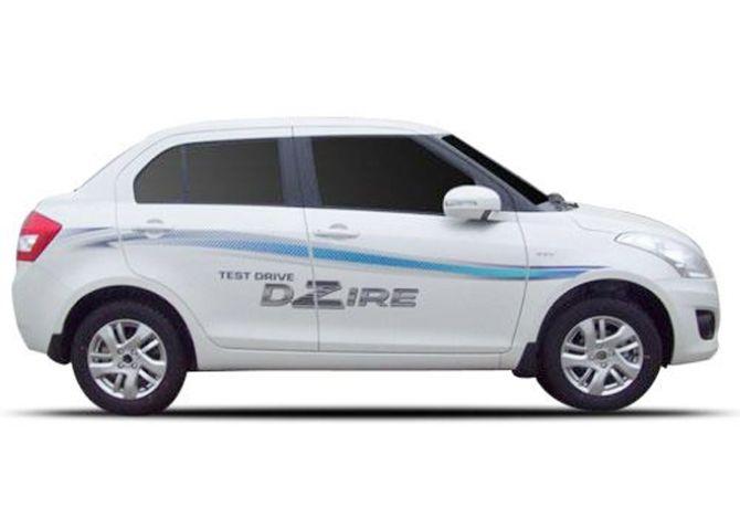 Maruti Swift Dzire.