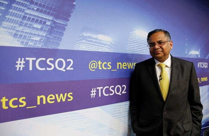 Tata Consultancy Services Chief Executive N Chandrasekaran