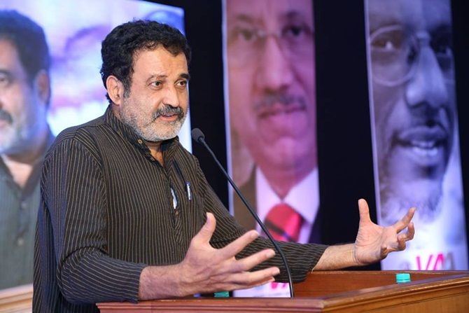 Image: Mohandas Pai, former chief financial officer of Infosys, is known as an outspoken social commentator.