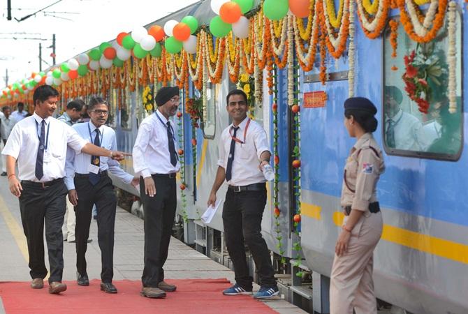 Welcoming staff are willing to escort passengers to their seats if required.