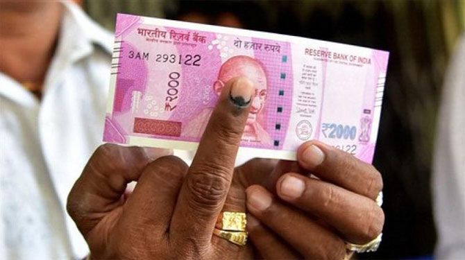 Rs 2000 and indelible ink