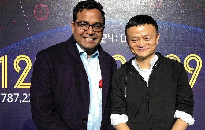Paytm CEO and Jack Ma of Alibaba