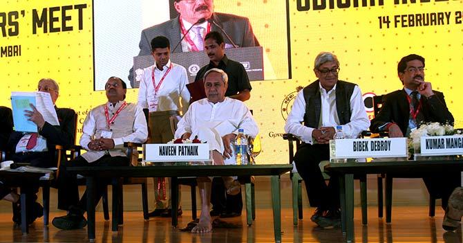 Odisha chief minister Naveen Patnaik at the Make In India Week