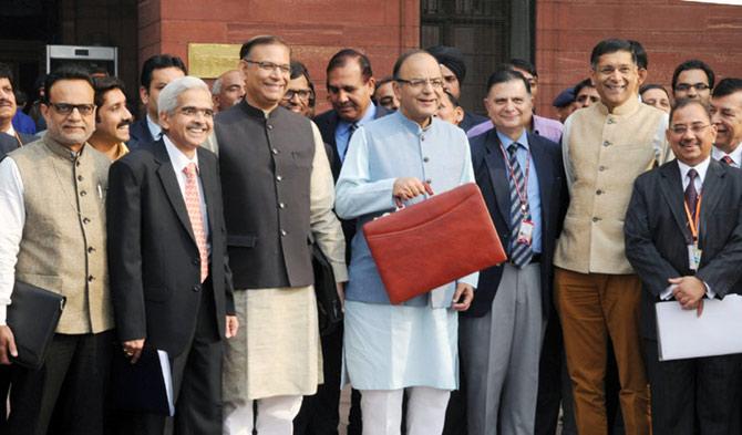 Arun Jaitley and his team