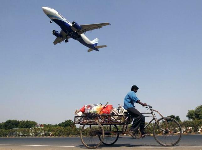 An IndiGo aircraft