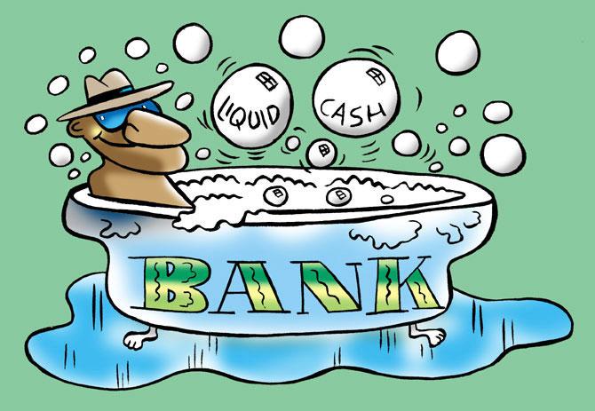 Banking system liquidity goes into surplus mode