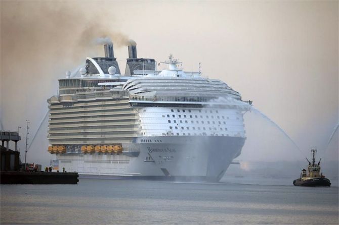 The world's largest cruise ship, Harmony Of The Seas