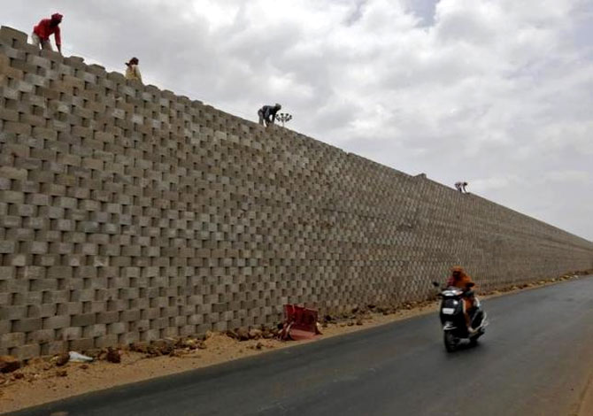 A road under construction