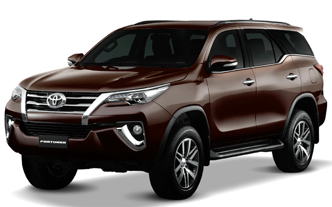 Toyota Fortuner - The pitch and bounce control of the