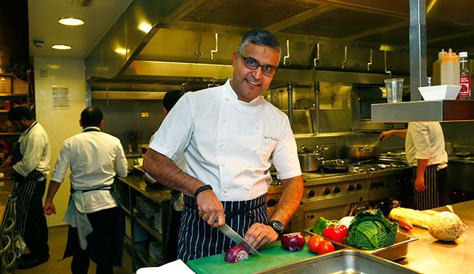 Chef Atul Kochhar in Benaras London