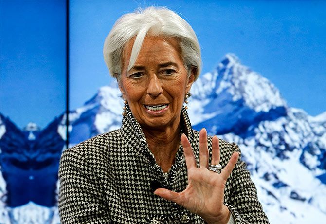 Christine Lagarde Davos  
