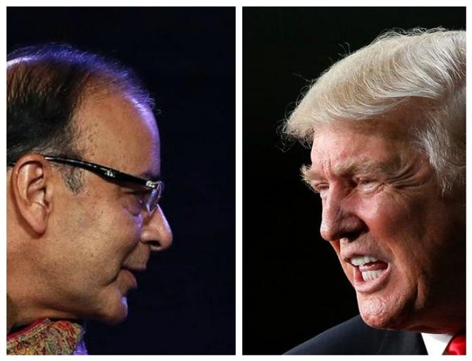 Arun Jaitley and Donald Trump