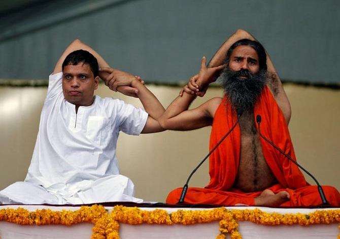 Patanjali co-founders Baba Ramdev and Acharya Balkrishna