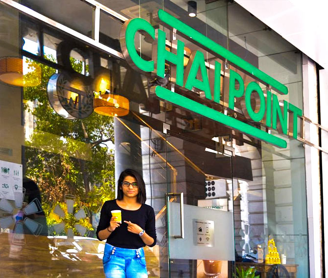 A Chai Point outlet. Photo: @Chai_Point/Twitter