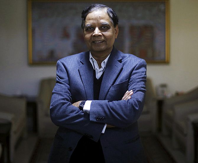 Dr Arvind Panagariya, the well-known economist who is currently vice-chairman of the NITI Aayog. Photograph: Adnan Abidi/Reuters