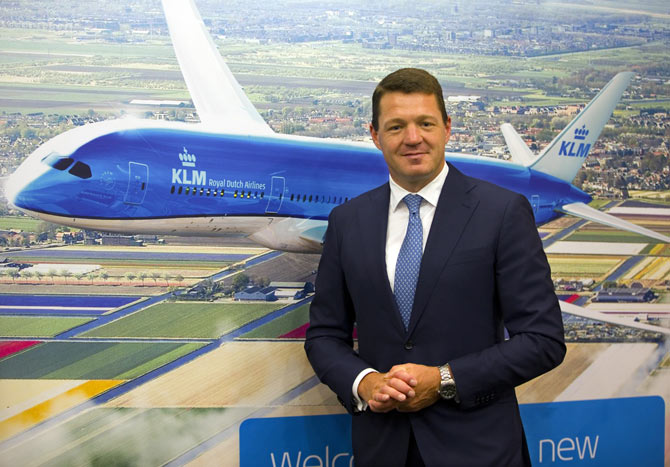 Pieter Elbers, CEO KLM Airlines. Photo: Charles Platiau/Reuters