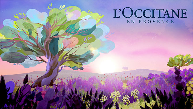 L'Occitane advertisement