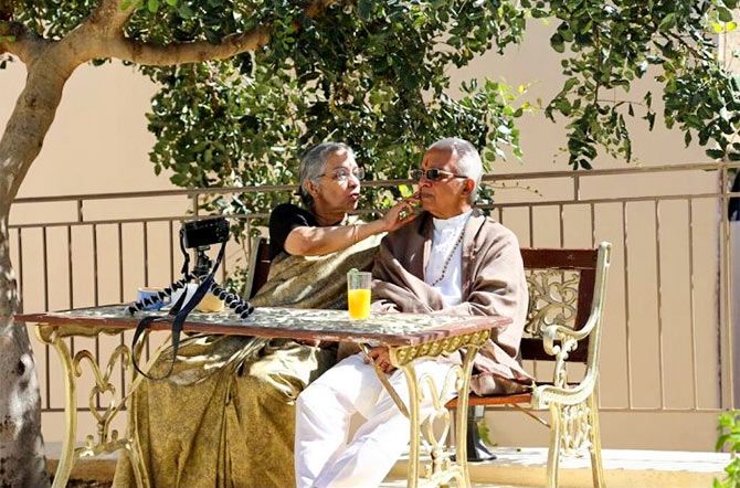 Last year, the Dhananjayans celebrated their 50th wedding anniversary in Greece with their family.