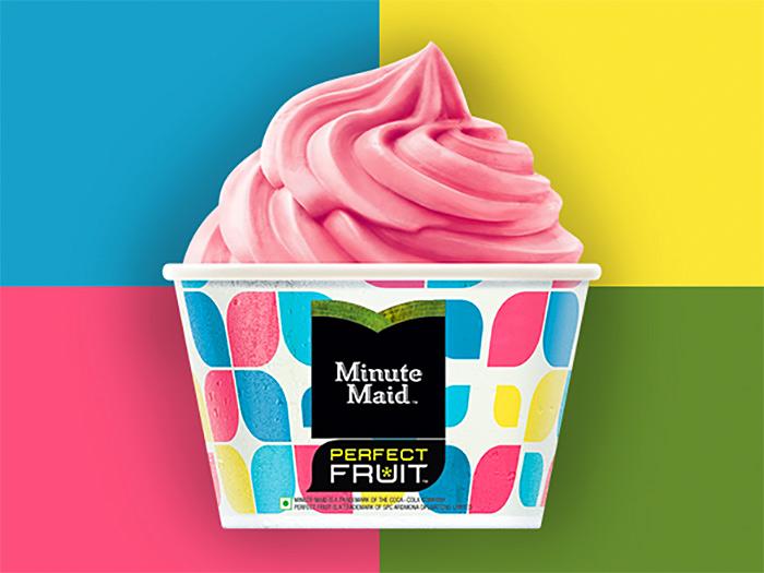 Minute maid frozen fruit dessert. Photo: Courtesy Coca-Cola India