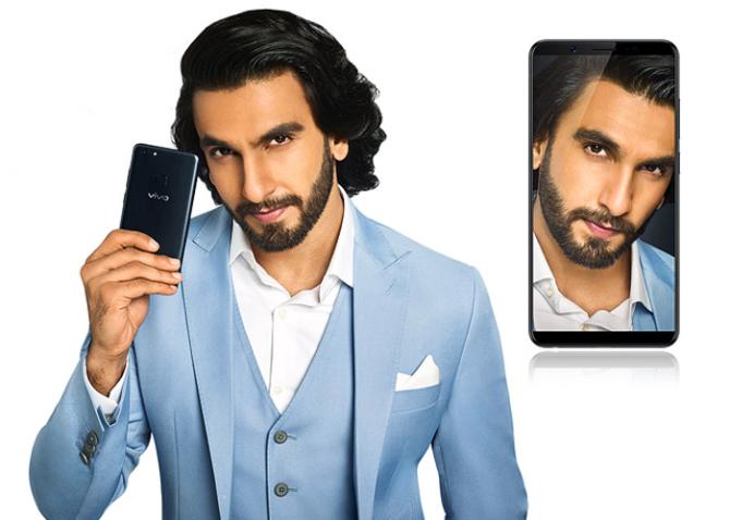 Ranveer promotes Vivo cellphones