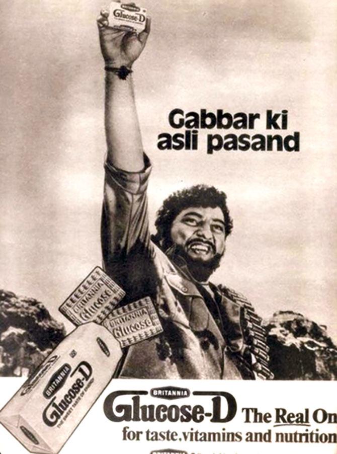 Gabbar Singh likes Britannia biscuits