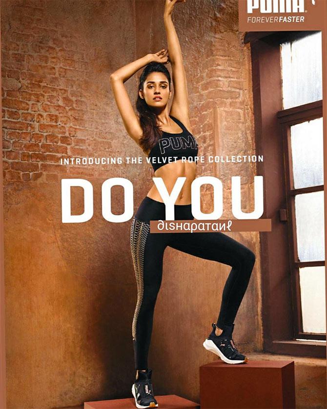 Disha Patani promotes Puma. Photograph: Courtesy Puma.