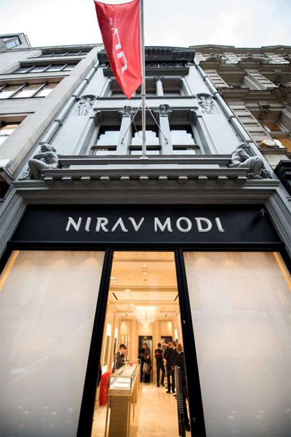 The Nirav Modi boutique, Bond street, Mayfair, London. Photograph: Courtesy Nirav Modi/Facebook.