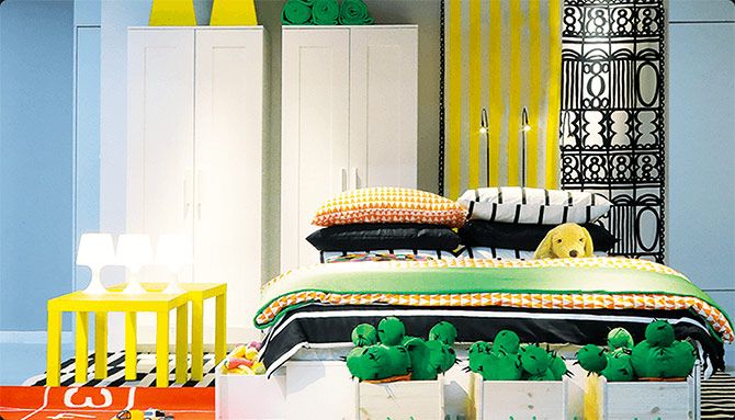 An Ikea bedroom. Photo: Courtesy Ikea India 