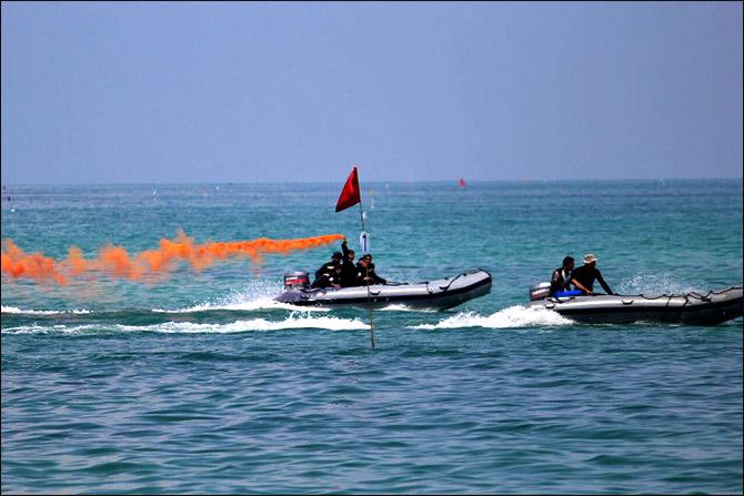 Indian Navy participates in the tourist festival, National Minicoy Festival. Photograph: Indian Navy/Wikimedia Commons.