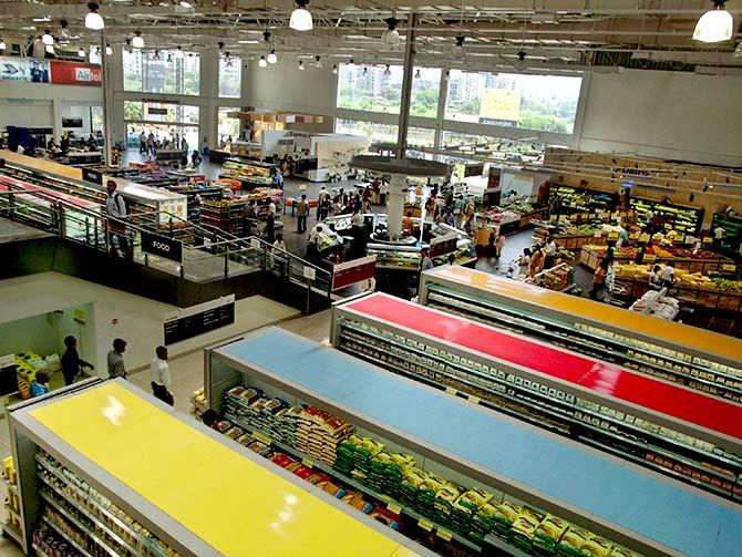 A Mumbai mall. Photograph: Adeel Halim/Reuters.