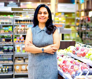 Managing director of Nature's Basket, Avani Davda. Photograph: Courtesy @avani_davda/Twitter