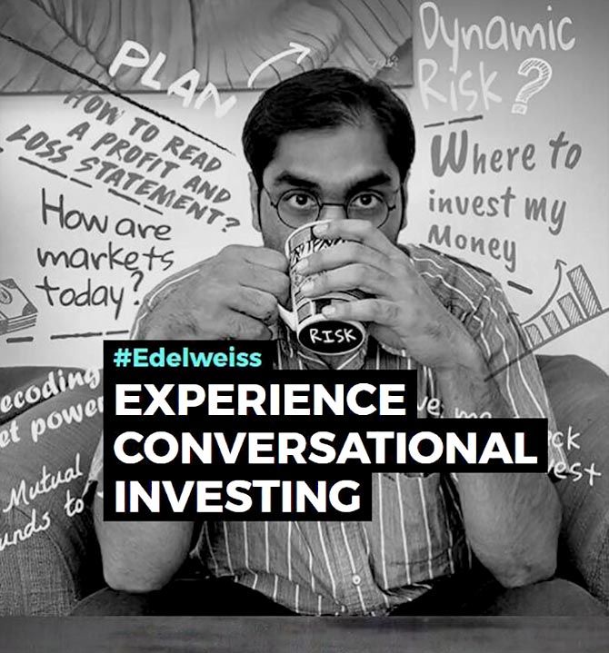 Brokerage firms like Edelweiss Securities and others have flagged off in India the notion of conversational investing which facilitates interactions between customers and  non-humans in managing their financial lives. Photograph: Courtesy www.edelweiss.in.