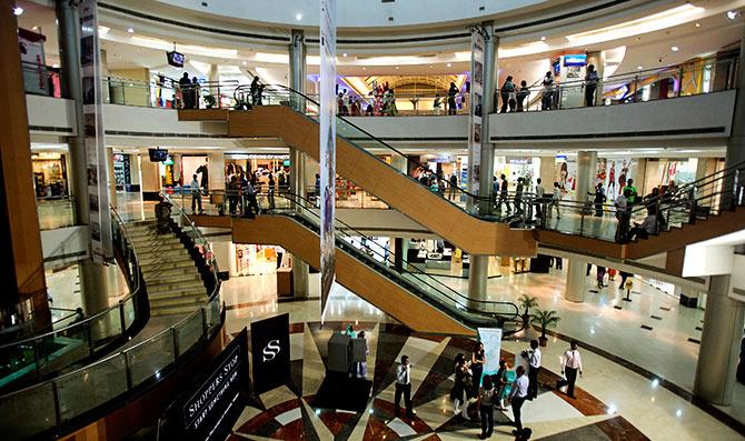 Inorbit Mall, Malad, Mumbai. Photograph: Punit Paranjpe/Reuters.