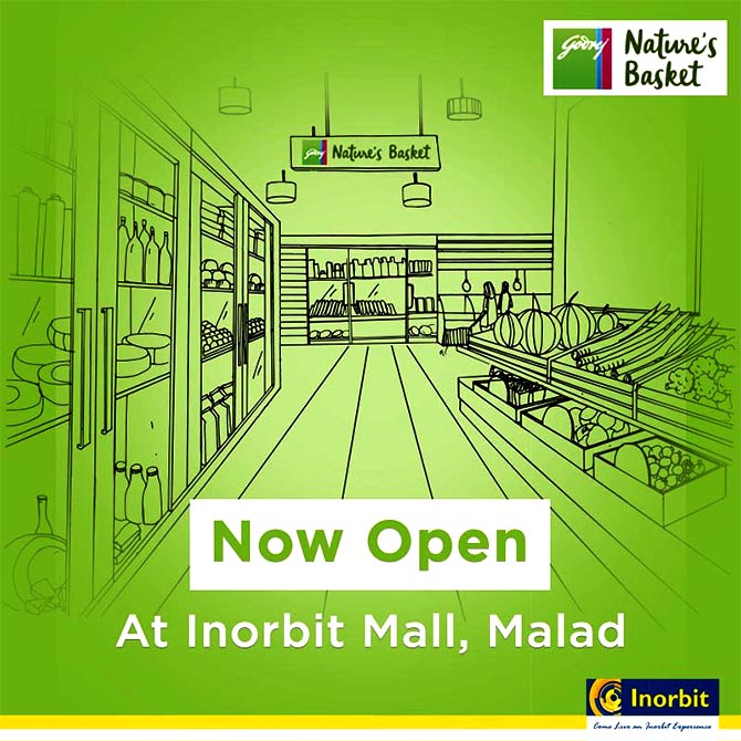 When Godrej opened its outlet at Inorbit Mall, Malad, Mumbai. Photograph: Courtesy @NaturesBasket/Twitter