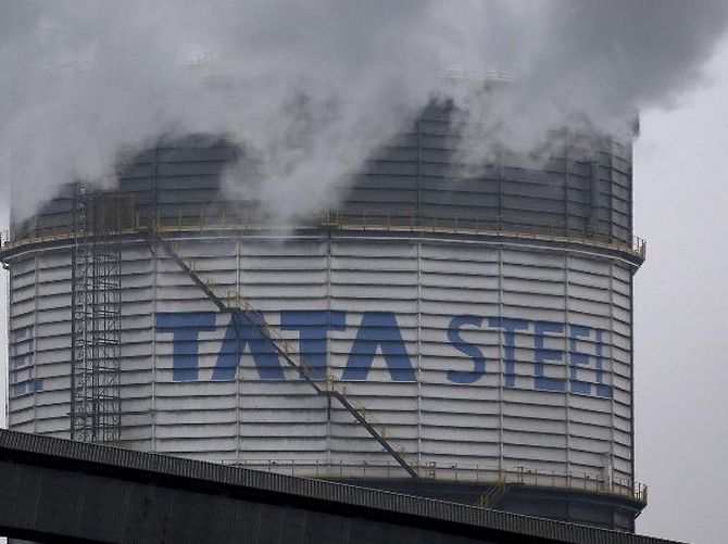Tata Steel was the top gainer