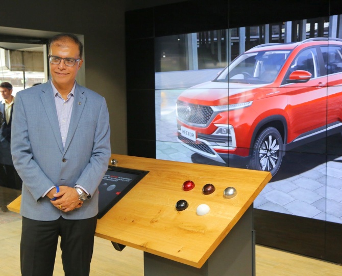 Rajeev Chaba, president and managing director, MG Motor India