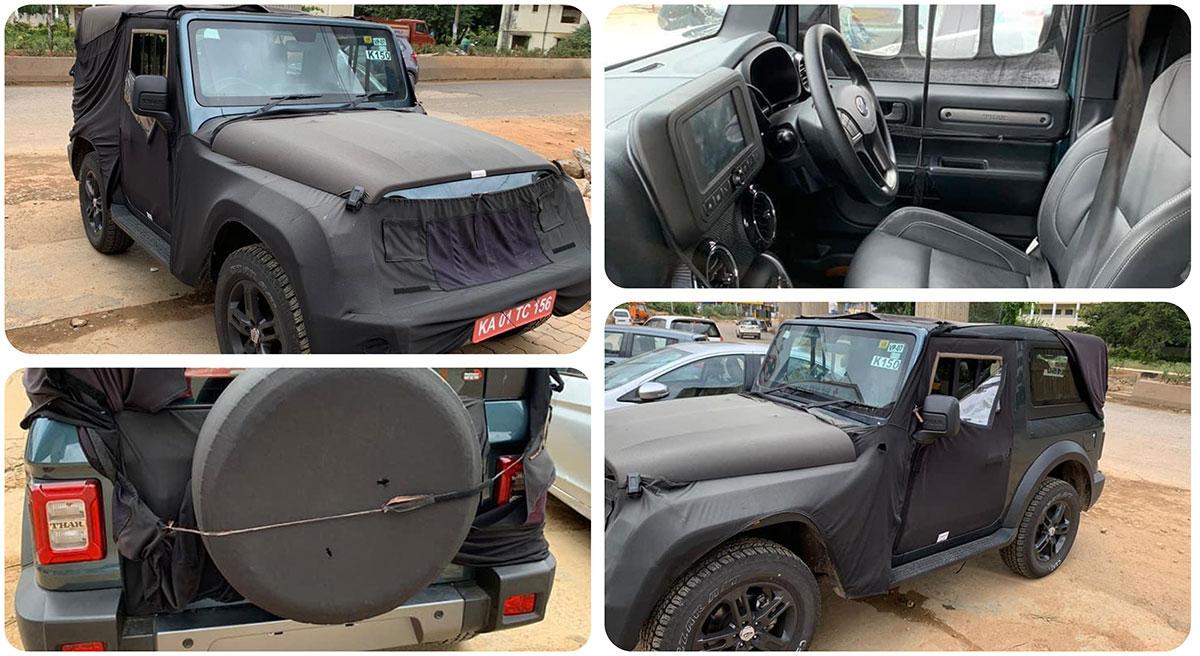 Sneak peek at the Mahindra Thar 2020