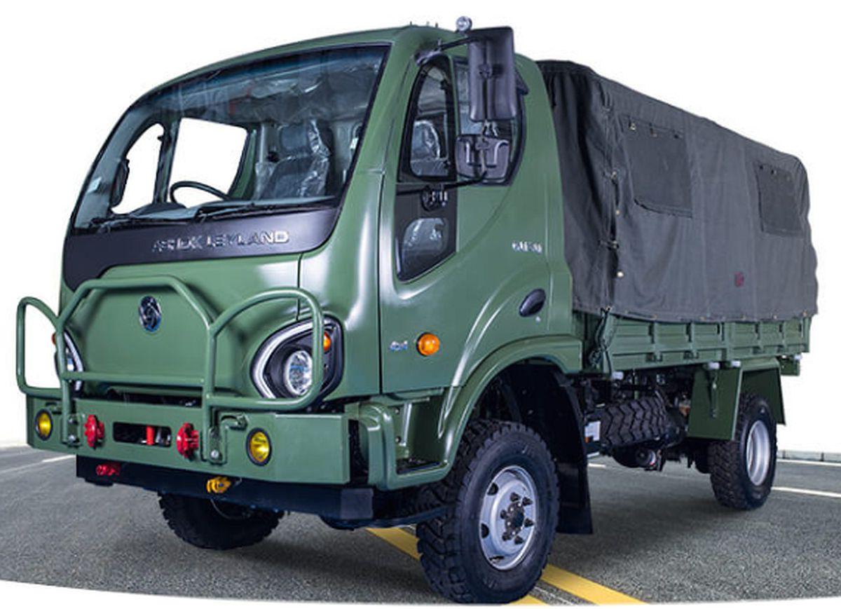 Ashok Leyland armed vehicle